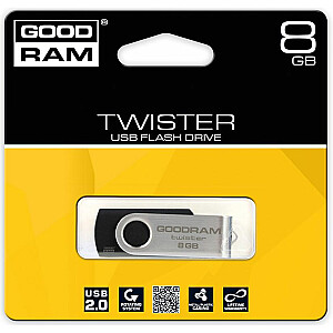 Pendrive GoodRam Twister 8GB (UTS2-0080K0R11)