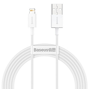 Baseus CALYS -C02 Superior vads USB - Lightning 2,4A / 2 m balts