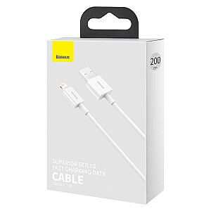 Baseus CALYS-C02 Superior кабель USB - Lightning 2,4A / 2 м белый