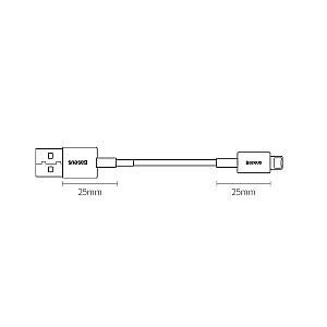 Baseus CALYS-C02 Superior кабель USB - Lightning 2,4A / 2 м белый