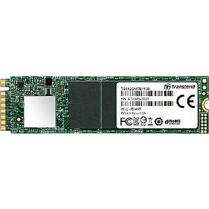 Transcend 110S 128GB M.2 2280 PCI-E x4 Gen3 NVMe SSD (TS128GMTE110S)