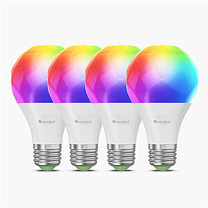 Умная лампочка Nanoleaf Essentials A60 E27 Matter WiFi 9W 900Lm RGBCW 2700-6500K, упаковка 4 шт | Умная лампочка Nanoleaf Essentials A60 Matter WiFi 900Lm 2700-6500K, упаковка 4 шт | E27 | 9 Вт | RGBCW