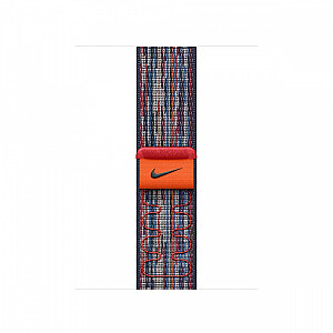 Nike sporta josla zilā/sarkanā krāsā 42 mm korpusam