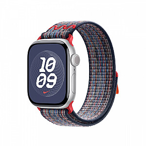 Nike sporta josla zilā/sarkanā krāsā 42 mm korpusam