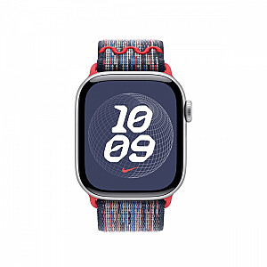 Nike sporta josla zilā/sarkanā krāsā 42 mm korpusam