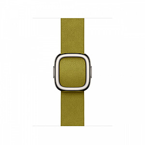 Chartreuse zaļš siksna ar modernu sprādzi 42 mm korpusam - izmērs M