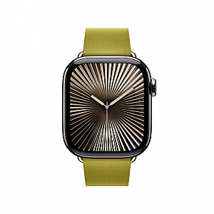 Chartreuse zaļš siksna ar modernu sprādzi 42 mm korpusam - izmērs M