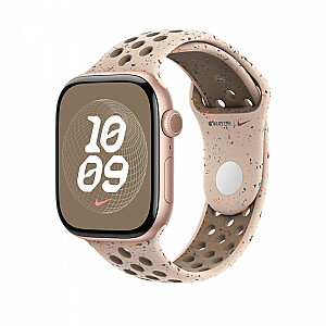 Nike sporta siksna tuksneša akmens krāsā 46 mm korpusam - izmērs S/M