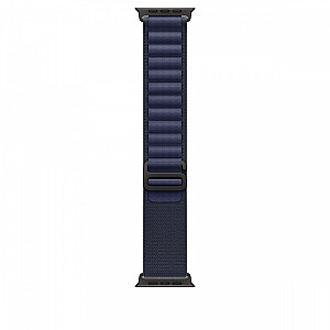 Alpine josta tumši zilā krāsā 49 mm korpusam - izmērs L - elementi izgatavoti no melnā titāna