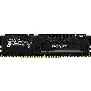 Atmiņa Kingston Fury Beast, DDR5, 32 GB, 5600 MHz, CL36 (KF556C36BBE-32) (used)