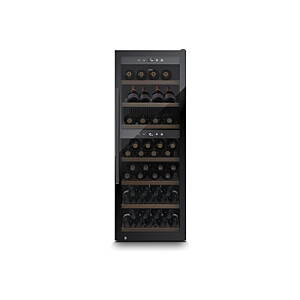 Caso | Умный винный холодильник | WineExclusive 126 | Класс энергоэффективности G | Отдельностоящий | Вместимость бутылок 126 бутылок | Тип охлаждения Компрессорная технология | Черный