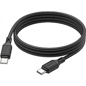 Hoco X90 Cool 60W силиконовый зарядный кабель для передачи данных Type-C на Type-C черный