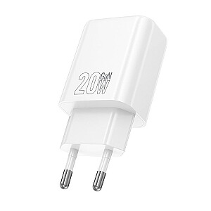 Hoco N60 Gentle одноразовый порт PD20W зарядное устройство (EU) Белый