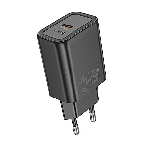 Hoco N63 Gentle PD30W+QC3.0 зарядное устройство (EU) Черное
