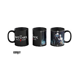 Mug Good Loot The Witcher 3 Art Heat Reveal - Geralt & Ciri 480 ml Melns