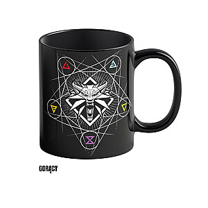 Mug Good Loot The Witcher 3 Art Heat Reveal - Witcher Signs 480 ml Melns