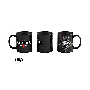 Mug Good Loot The Witcher 3 Art Heat Reveal - Witcher Signs 480 ml Melns
