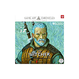 Labi Lūzti Spēļu Mākslas Hronikas Pužlis: Witcher Geralt un Vincent van Gogh (1000 elementi)