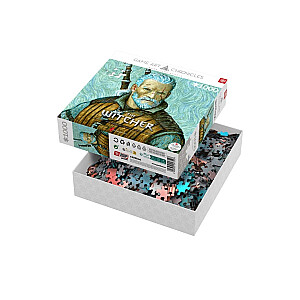 Labi Lūzti Spēļu Mākslas Hronikas Pužlis: Witcher Geralt un Vincent van Gogh (1000 elementi)
