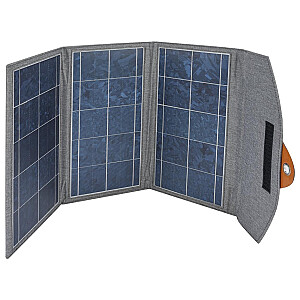 Saules panelis 4smarts VoltSolar 20W 2xUBS-A pelēks