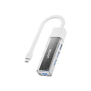 Unitek двунаправленный хаб USB C/USB A 5Gbps белый