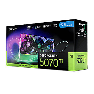 PNY GeForce RTX 5070 Ti EPIC-X RGB™ Triple Fan Plus 16GB OC DLSS 4