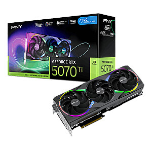 PNY GeForce RTX 5070 Ti EPIC-X RGB™ Triple Fan Plus 16GB OC DLSS 4