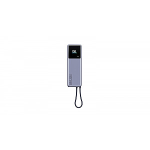 PowerBank 165W 10000mAh ar iebūvētu kabeli
