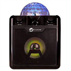 N-Gear Portable Bluetooth и динамик для караоке Disco The Disco Block 410 50 Вт, портативный, беспроводное подключение, черный, Bluetooth