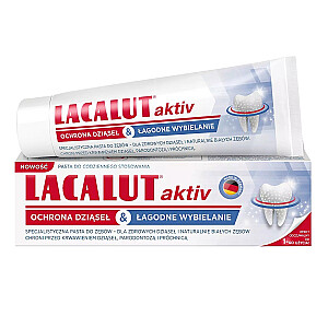LACALUT Aktiv Aizsardzība pret smaganām & Maiga balināšana zobu pasta 75ml