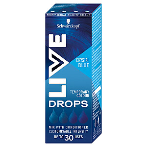 SCHWARZKOPF Live Drops смываемая краска для волос Crystal Blue 30ml