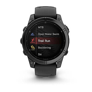 Garmin Fenix E из нержавеющей стали серый сланец