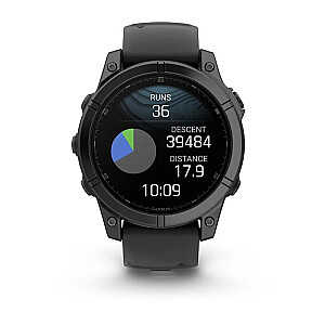 Garmin Fenix E из нержавеющей стали серый сланец