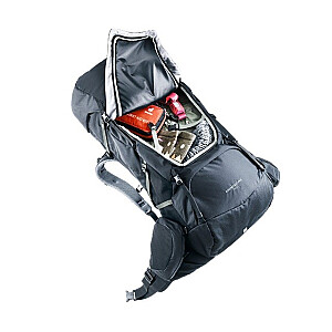 Deuter Aircontact Pro 75+10 melns pārgājienu mugursoma