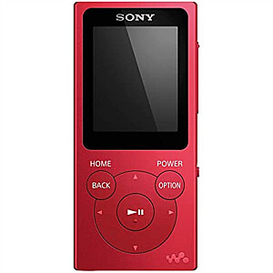 MP3-плеер Sony Walkman NW-E394B, 8 ГБ, красный