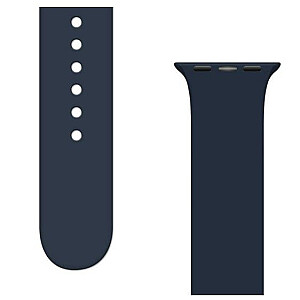 iLike Strap APS Silicone Watch Band 8/7/6/5/4/3/2 / SE (41/40 / 38mm) Strap Watchband Dark Blue