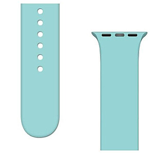 iLike Strap APS Silicone Band for Watch Ultra / 8 / 7 / 6 / 5 / 4 / 3 / 2 / SE (45 / 44 / 42mm) Strap Watch Bracelet Light Blue