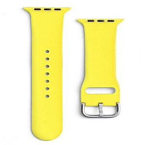 iLike Silicone Strap APS Silicone Watch Band 8/7/6/5/4/3/2 / SE (41/40 / 38mm) Strap Watchband Yellow