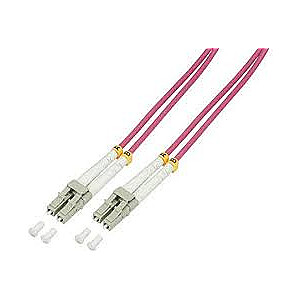 Optiskā šķiedra LogiLink OM4 LC-LC 2,0 m violeta