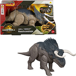 Figūra Mattel Jurassic World Resurrection Nasutoceratops Rūcošs Dinosaurus Figūra (JGC81)