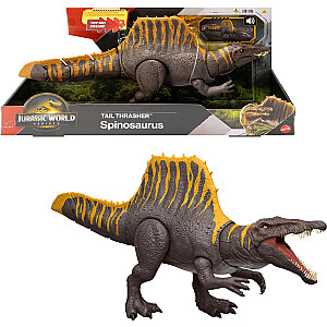 Mattel Jurassic World Resurrection Tail Thrasher™ Spinosaurus Double Attack Dinosaurus Figūra Rotaļlieta (JGB56)
