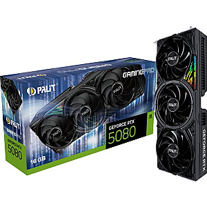 Grafikas karte Palit GeForce RTX 5080 GamingPro 16GB GDDR7 DLSS4 (NE75080019T2-GB2031A)
