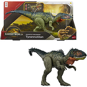 Mattel Jurassic World Rebirth Tiranosaurus Milzīgs Uzbrukuma Dinosaurus Figūra (JCL75)