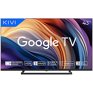 TV KIVI 43U710QB 43'' LED 4K Google TV, Dolby Audio, Max Vivid, HDMI 2.1