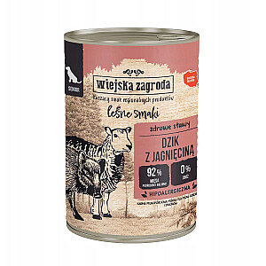 Корма мокрая для собаки Лесные вкусы Дикий с ягненком (сенior) 400г
