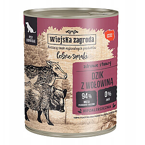 Mitrā barība suņiem Meža garšas Savvaļas cūka ar liellopu (pieaugušajiem) 800g