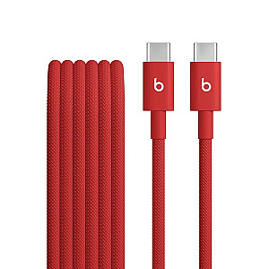 Beats USB C uz C kabelis 1.5m sarkans