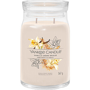 Yankee Candle Signature Vanilla Crème Brûlée Liela svece 567g