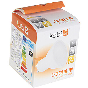 Лампочка LED 1W / 3000K GU10 80lm KAGU1.0CB