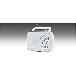 Muse Portable Radio M-051RW White, AUX in